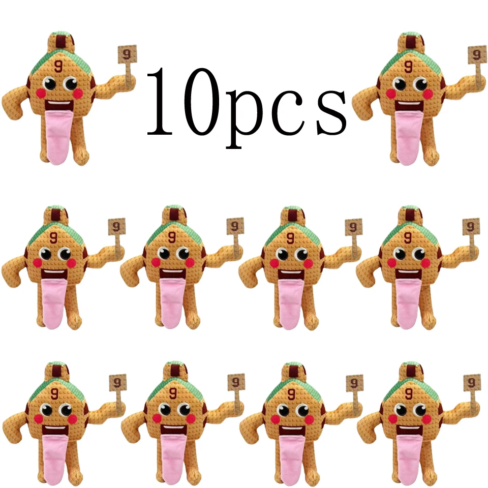* Nuovo 1-10p Ruba Un Brainrot Figurina carina No.9 Casa Peluche Gioco Periferico Peluche Bambole di pezza Anime Giocattoli Regalo di Natale