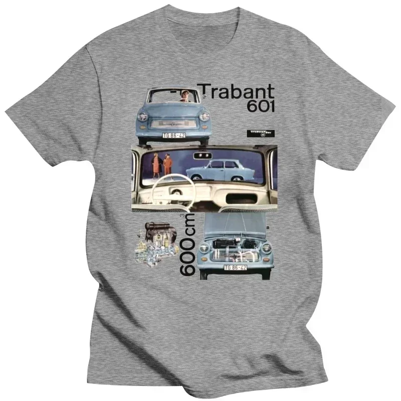 T-Shirt 2024 Fashion Men T-SHIRT MAGLIA GERMANIA EST COMUNISMO TRABANT AUTO VINTAGE DDR oversized casual streetwear Summer Male