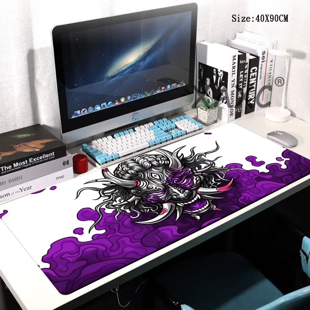 

HYBXAXC Japan Oni Mouse Pad HD Print Deskmat Gamer Keyboard Cushion Gaming Accessories Computer Table Rubber Non-Slip Mats