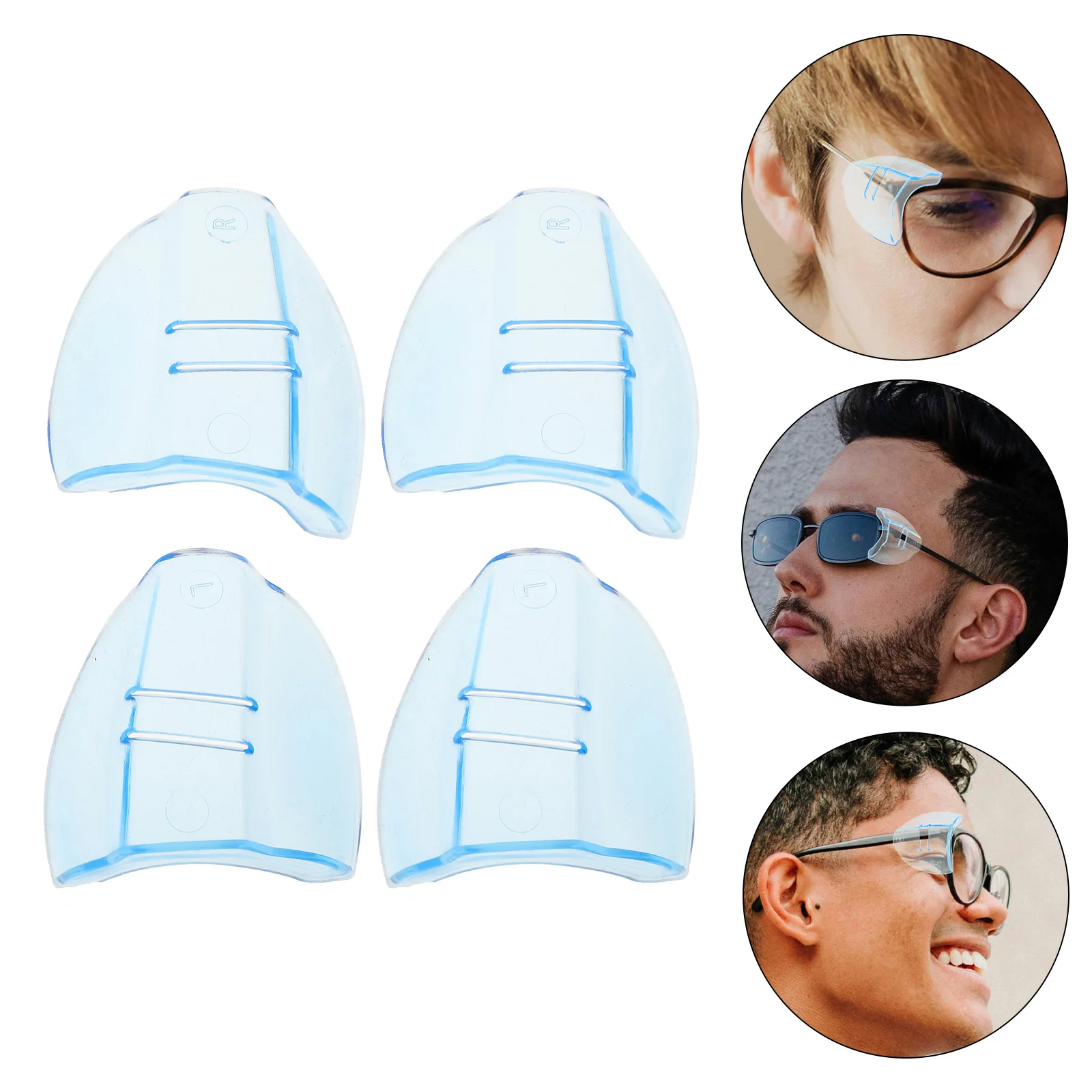 

Glasses Protective Wings Eye Side Shields Safety Protection Covers Tpu Heavy Duty