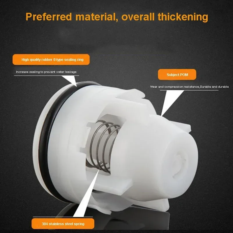 DN8/10/12/14/15/16/20 Inner Plug Check Valve Spool Plastic Check Valve Inline Spring non-return valve Pipe Check Fittings