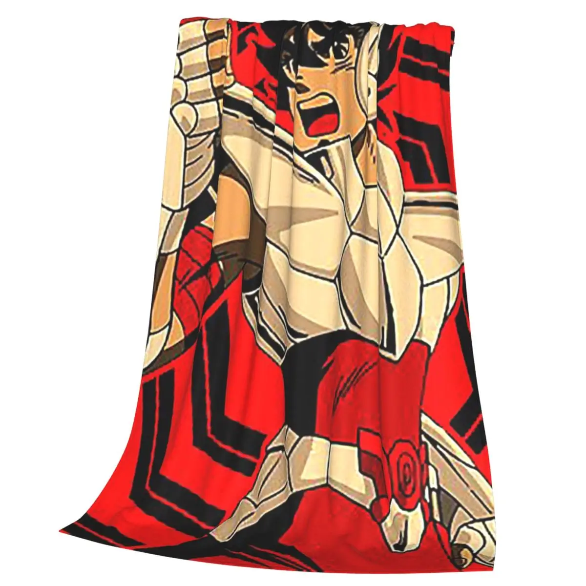 Knights Of The Zodiac Pegasus Seiya Saint Anime Blankets Soft Warm Flannel Throw Blanket Bedding for Bed Picnic Travel Home Sofa