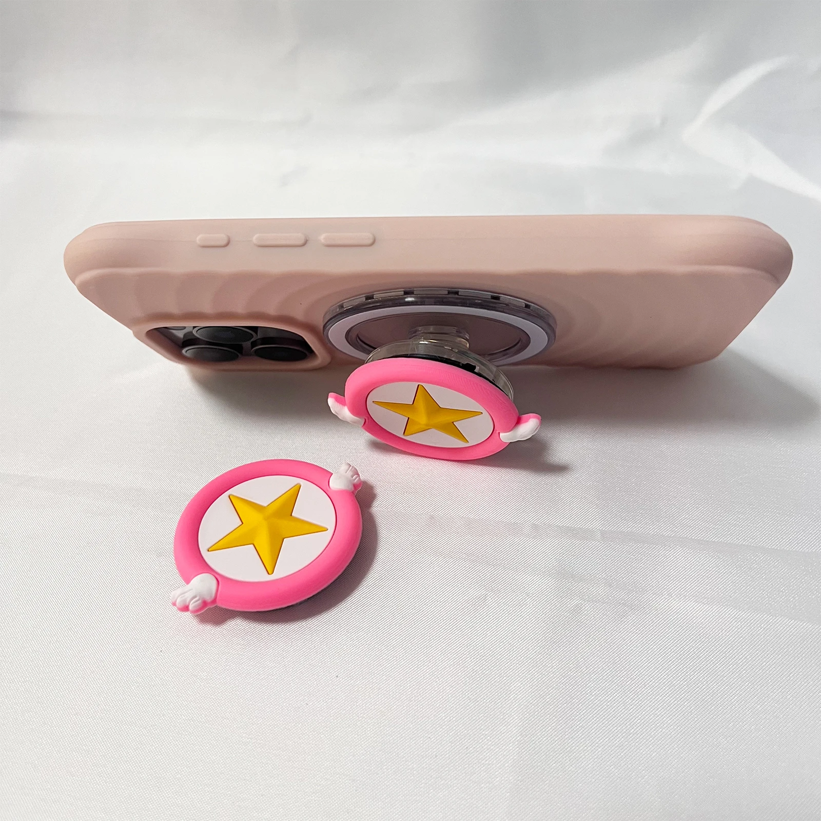 Мягкий держатель для телефона с милыми животными Magic Stick Griptok, подставка для телефона, поддержка iPhone 17, iPhone, 16 Pro Max, Samsung