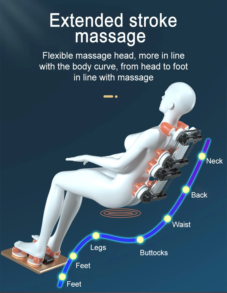 Home Use Thai Massage 4D fully Automatic Full Body Massager Zero Gravity Folding Recliner 3d Zero Gravity Massage Chair