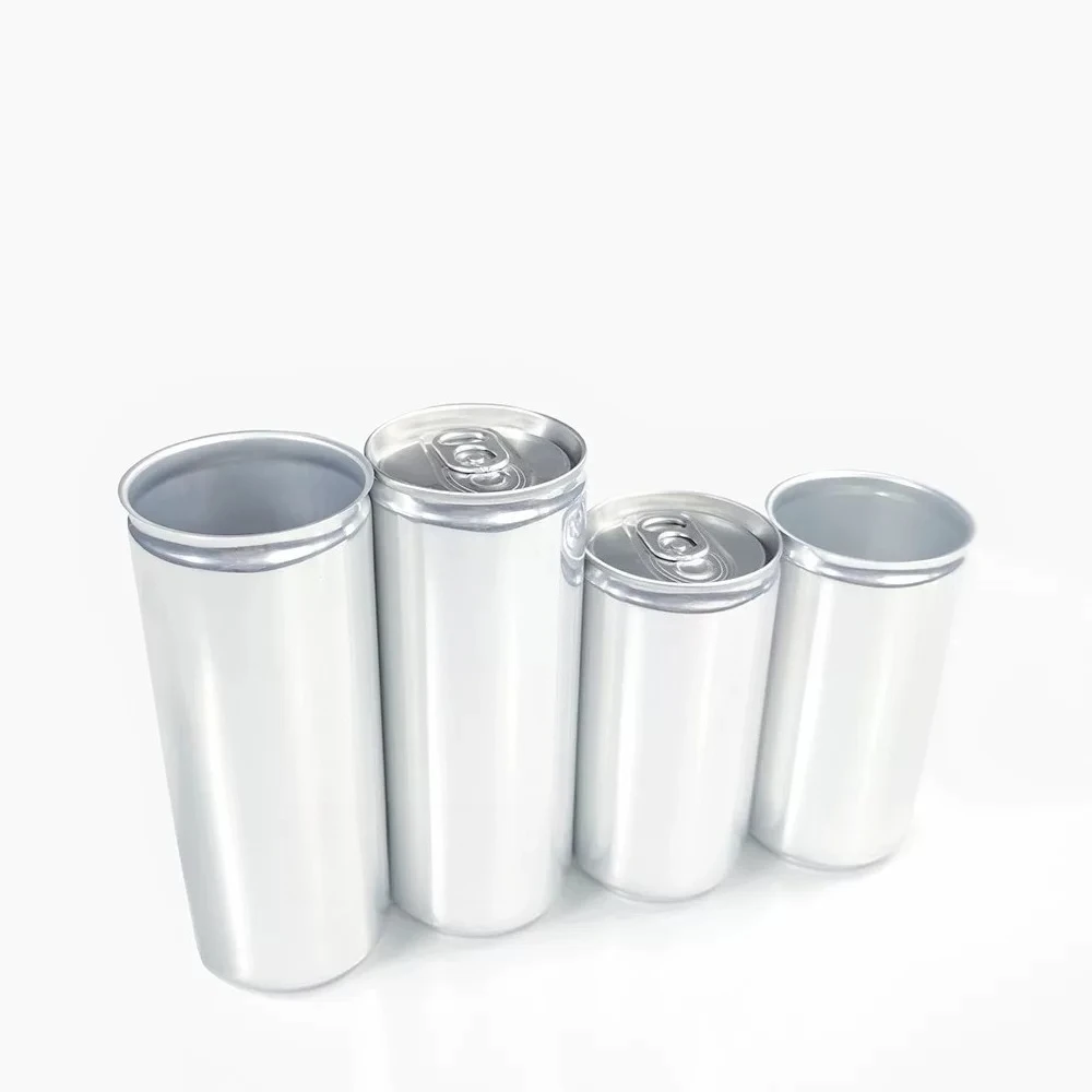 100Pcs 330ml/250ml empty can Aluminum can is suitable for beverage beer soda coffee milk tea aromatherapy packaging