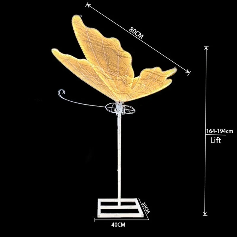 Special Creative dynamic butterfly lamp wedding props indoor hotel stage