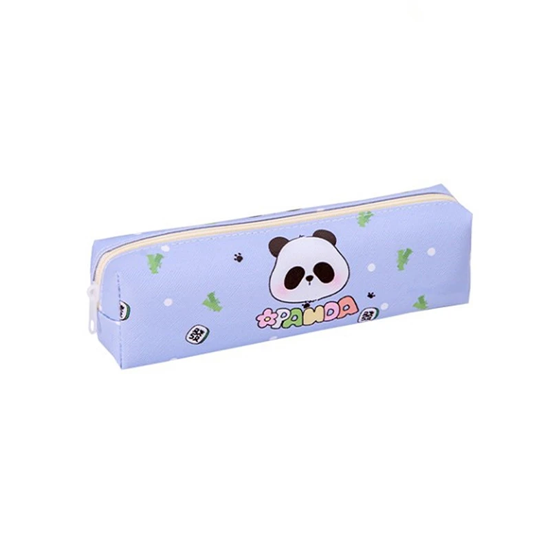 Cartoon Mode Panda Potlood Tas Schattige Creatieve Briefpapier Doos Grote Capaciteit Etui Schoolbenodigdheden Make-Up Tassen