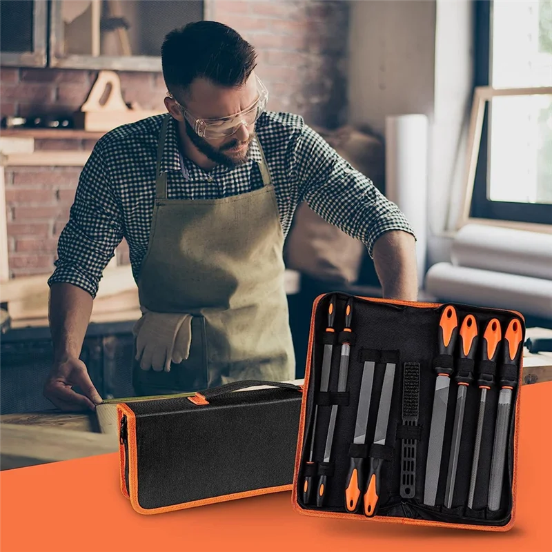

11 Pieces Professional File Set For Wood Metal Plastic - Files In All Shapes -Workshop Files & Needle Files