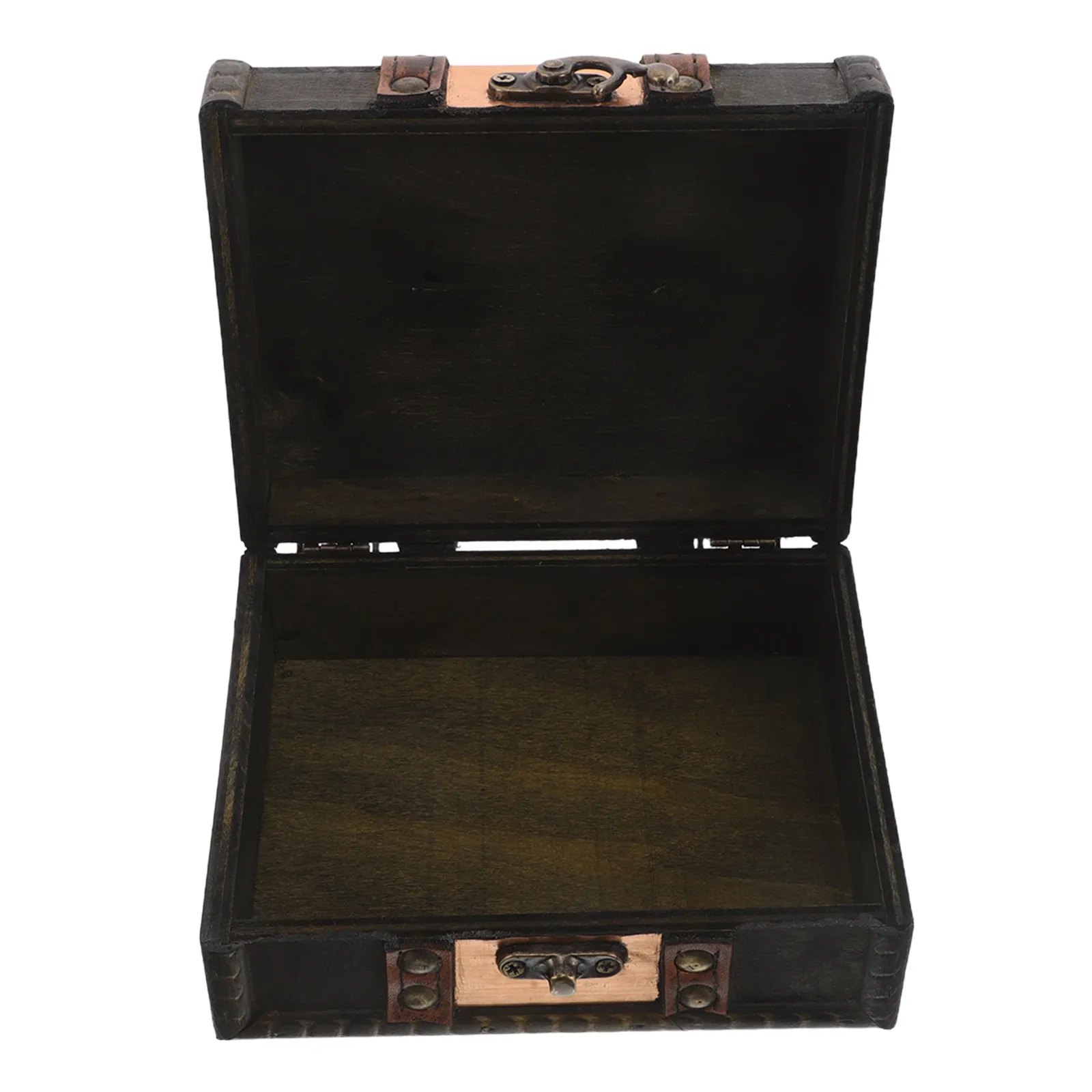 

Vintage Chinese Wooden Jewelry Box Traditional Elegance Retro Decorative Storage Organizer for Rings Necklaces Earrings