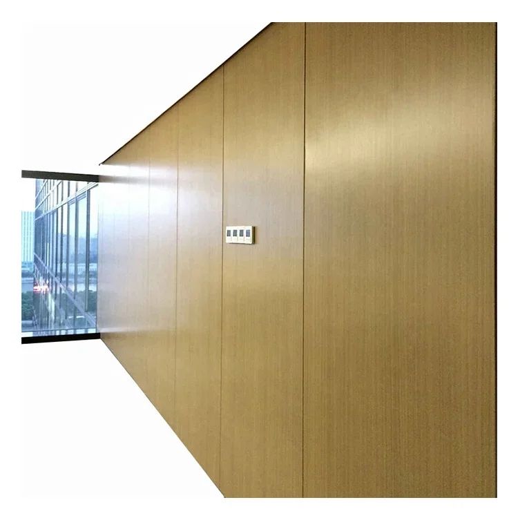 2026 Office Demountable Solid Wall Partition System Reusable Wooden Partition