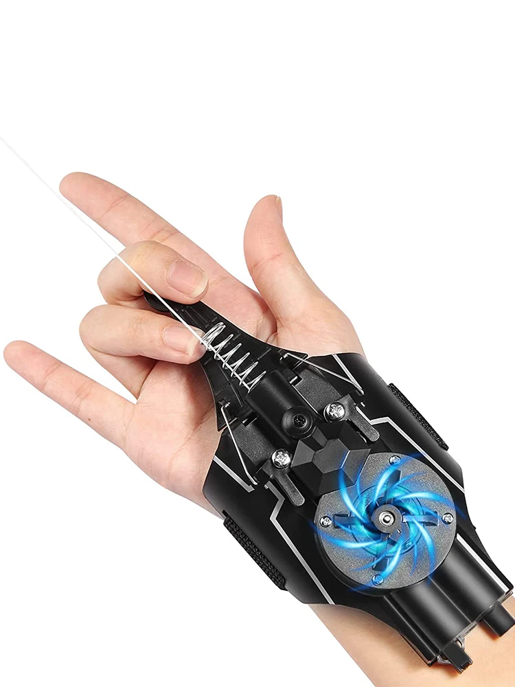 Spiderman Web Shooters Spider Man Handgelenkwerfer Handschuhe ML Legends Cosplay Spielzeug Peter Parker Zubehör Requisiten Geschenk für Kinder