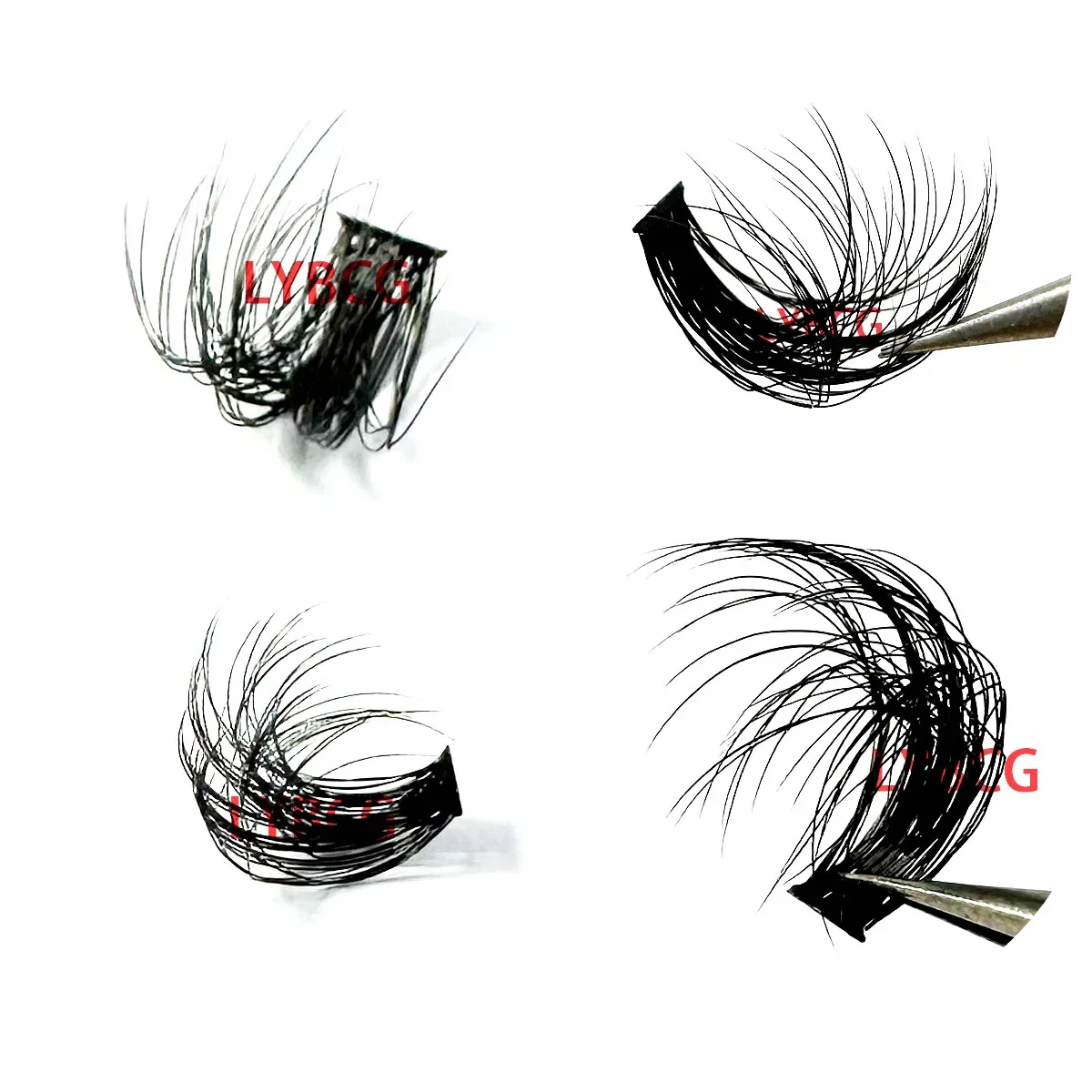 540 Stuks 5D Pluizige 10-18mm Mix Wimpers Cluster 30D-100DThick Wimper D/CC Krul Individuele Wimpers DIY Lash Extensions Wimpers