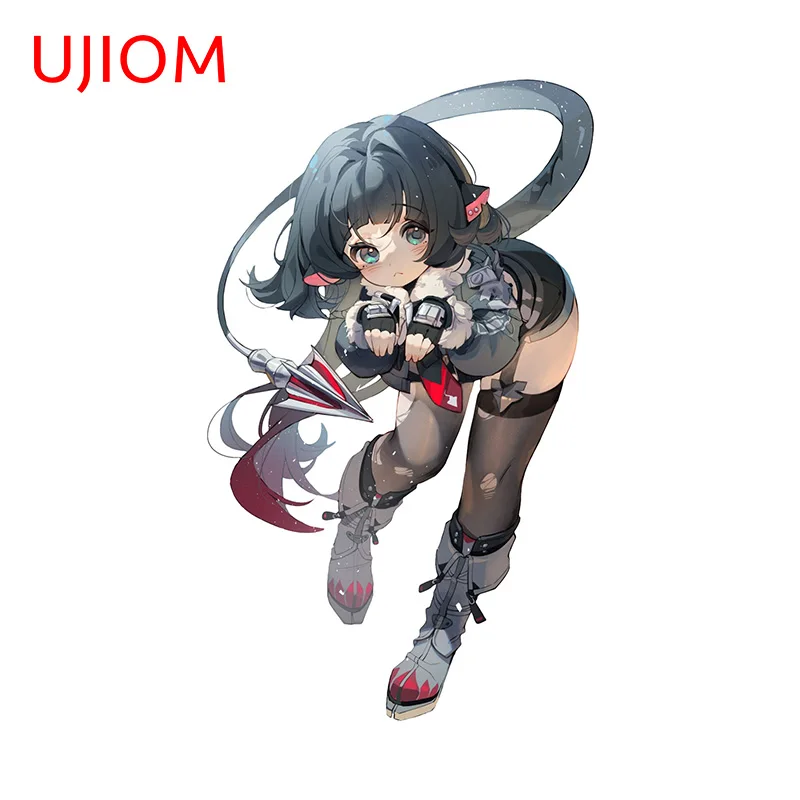 UJIOM 13cm × 7.8cm Jane Doe Cute Anime Wall Stickers Lovely Game Character Design Decals Amazing Kids Room Wallpapers Decor