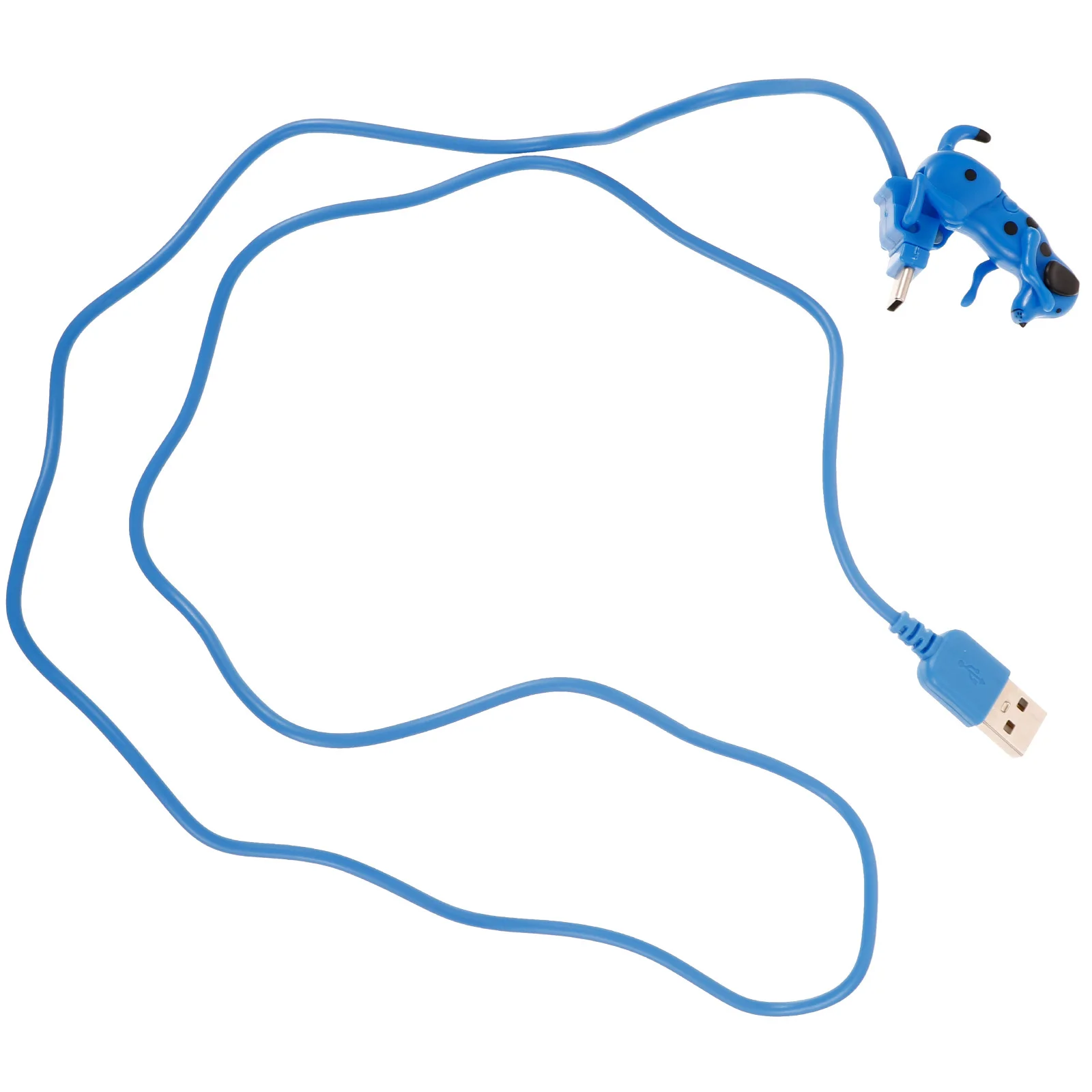 

Blue Type C Fast Charging Cable for Phone Dog Shaped Cord USB Cables Creative Funny C Port Compatibility Cell Phone