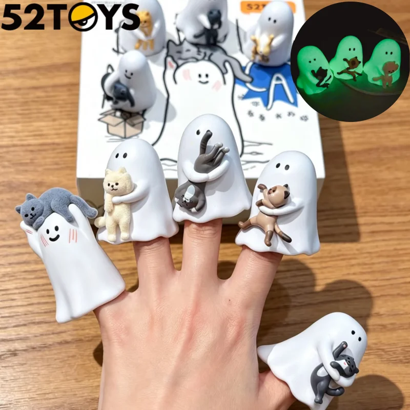 

Genuine 52TOYS Ghody Behold My Cat Serise Blind Box Mini Noctilucent Doll Desktop Decoration Model Girl's Surprise Birthday Gift
