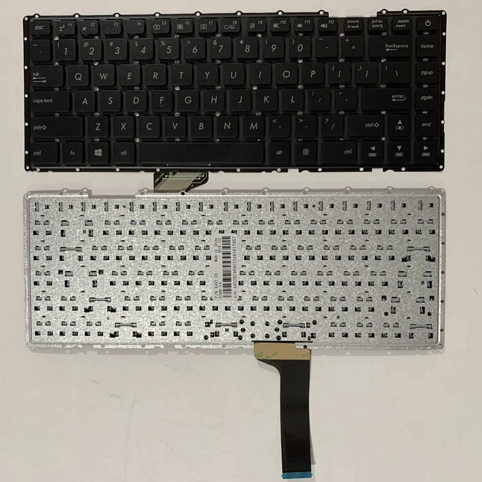 

Клавиатура ноутбука, американская раскладка для ASUS X442 X442UA X442UR A442 A480U F442U R419U