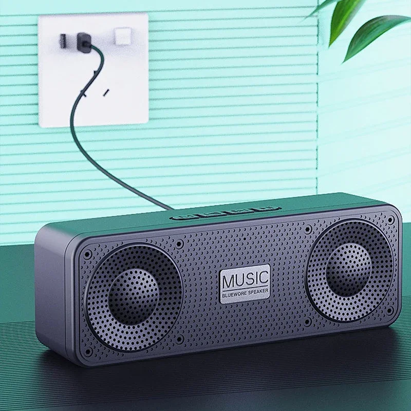 Alto-falante bluetooth s18 portátil ao ar livre desktop pequeno pc soundbar com subwoofer rádio em casa áudio estéreo sem fio 2025 u disco