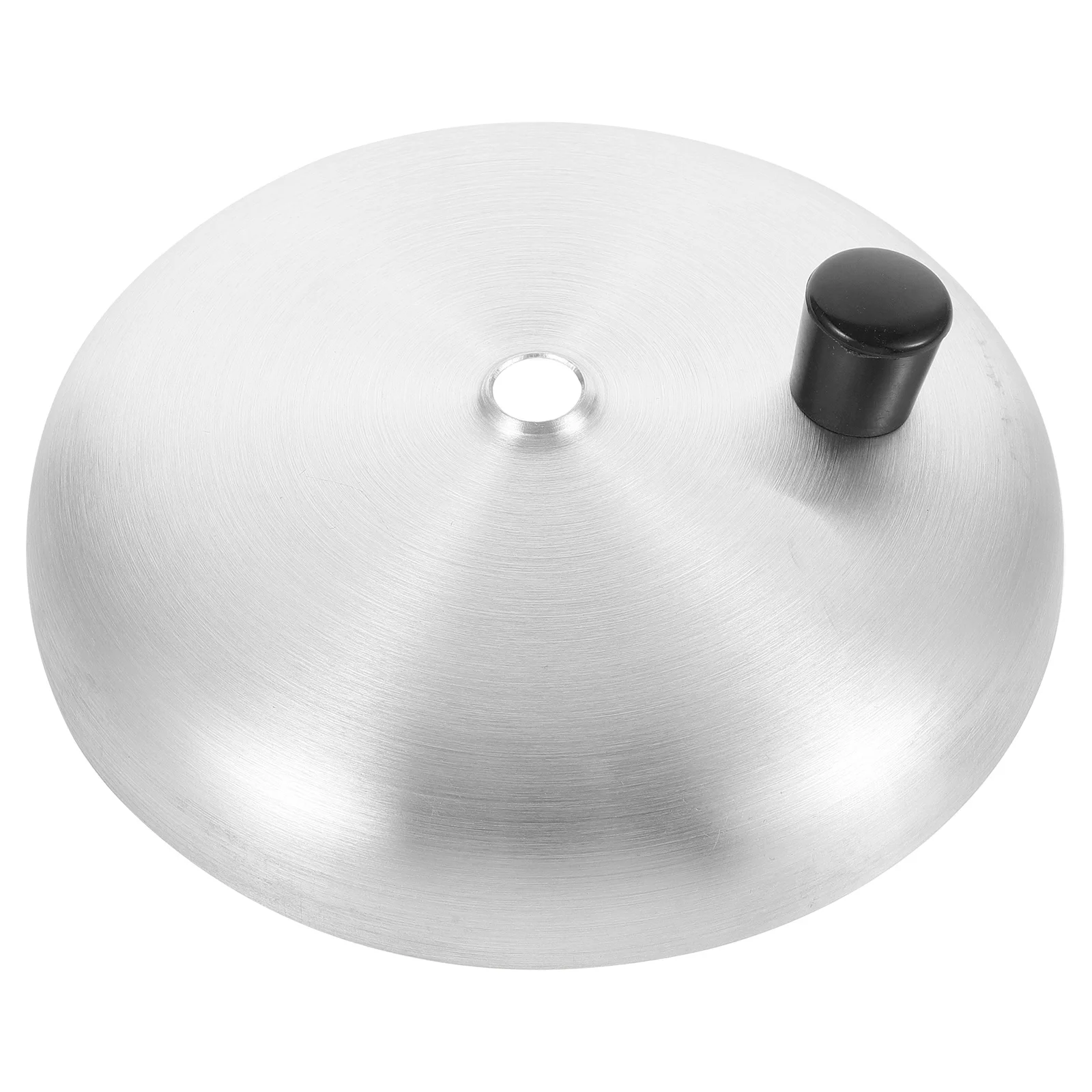 

Stainless Steel Pot Lid Frying Pan Cover Metal Cooking Lid Perfect Workmanship Hole Design Simple Handle