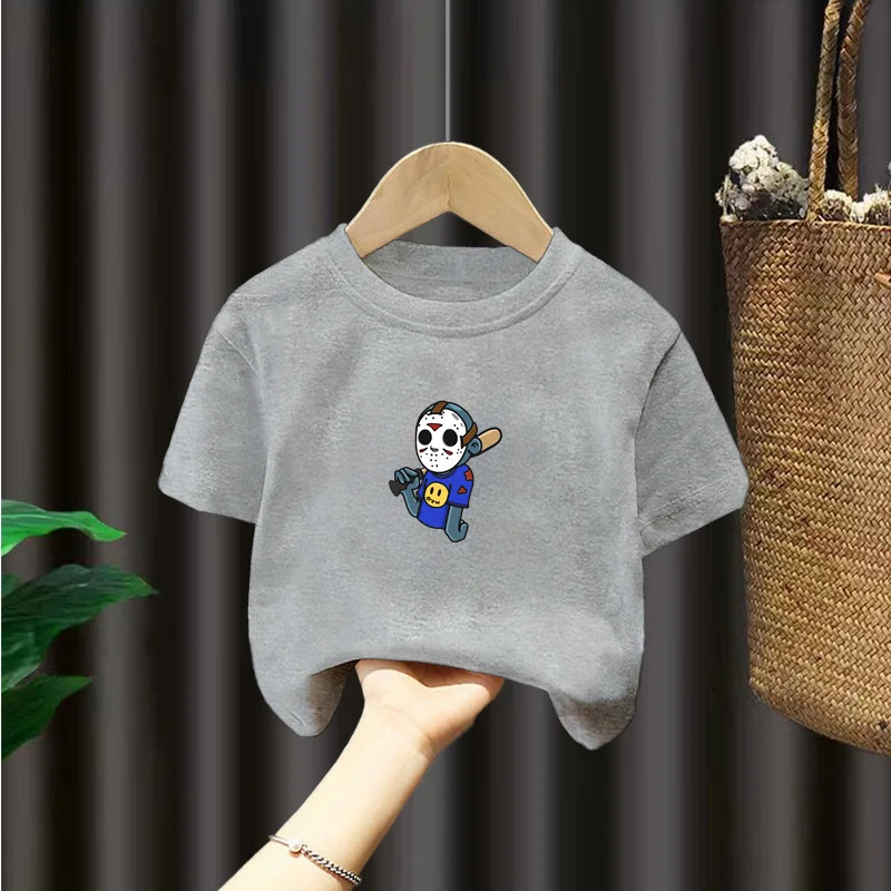 Children's long-sleeved T-shirt loose cartoon animation fitness top fashion popular 2024 new