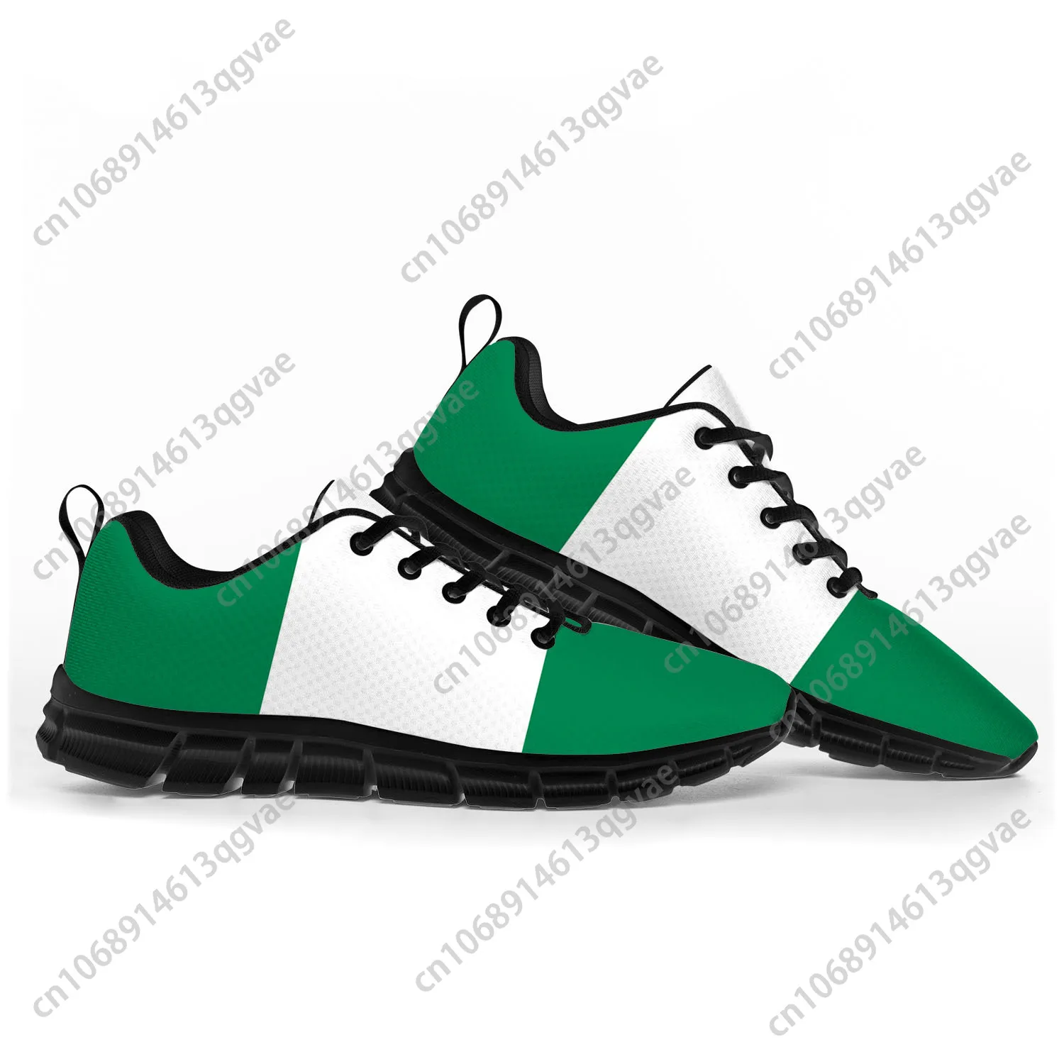 Nigeriaanse Vlag Pop Hot Sport Schoenen Mens Womens Tiener Kids Kinderen Sneakers Nigeria Casual Custom Hoge Kwaliteit Paar Schoenen