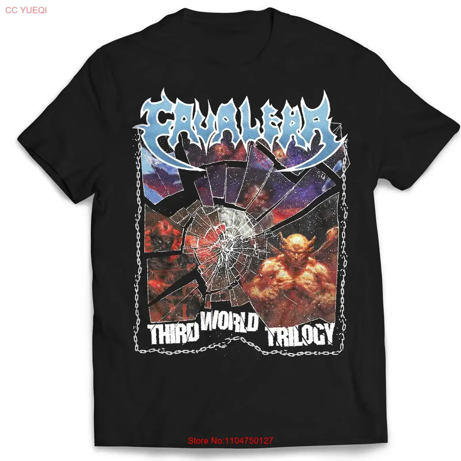 NEW Cavalera Third World Trilogy Tour Band T Shirt Black All Size AR1380 vintage Washed graphic Stylish streetwear