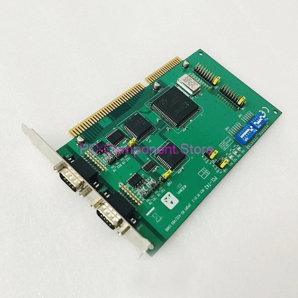 For Advantech RS422/485 CARD 2-Port Communication Card PCL-743 REV.B1