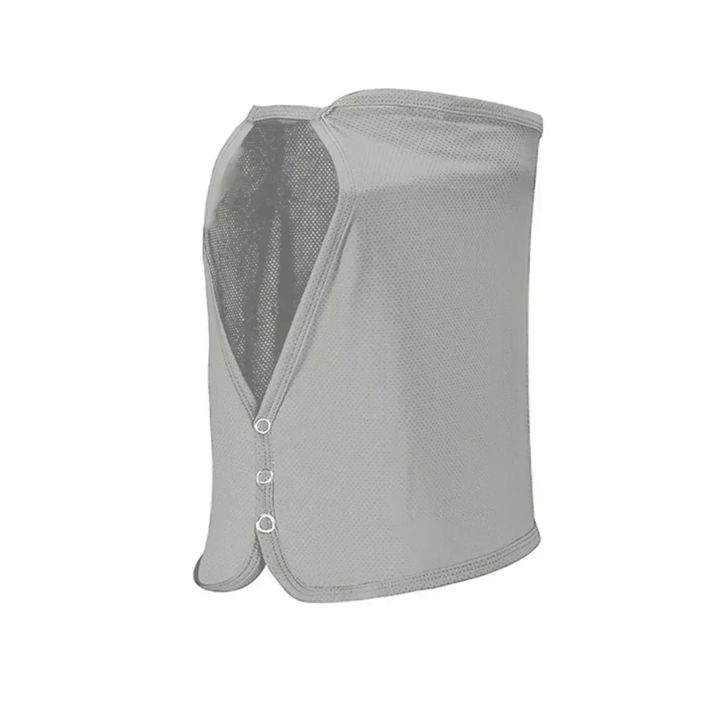 

Thin Solid Color Ice Silk Sunscreen Mask Shawl Quick Drying Cycling Scarf Neck Protector Scarves Face Veil Cycling