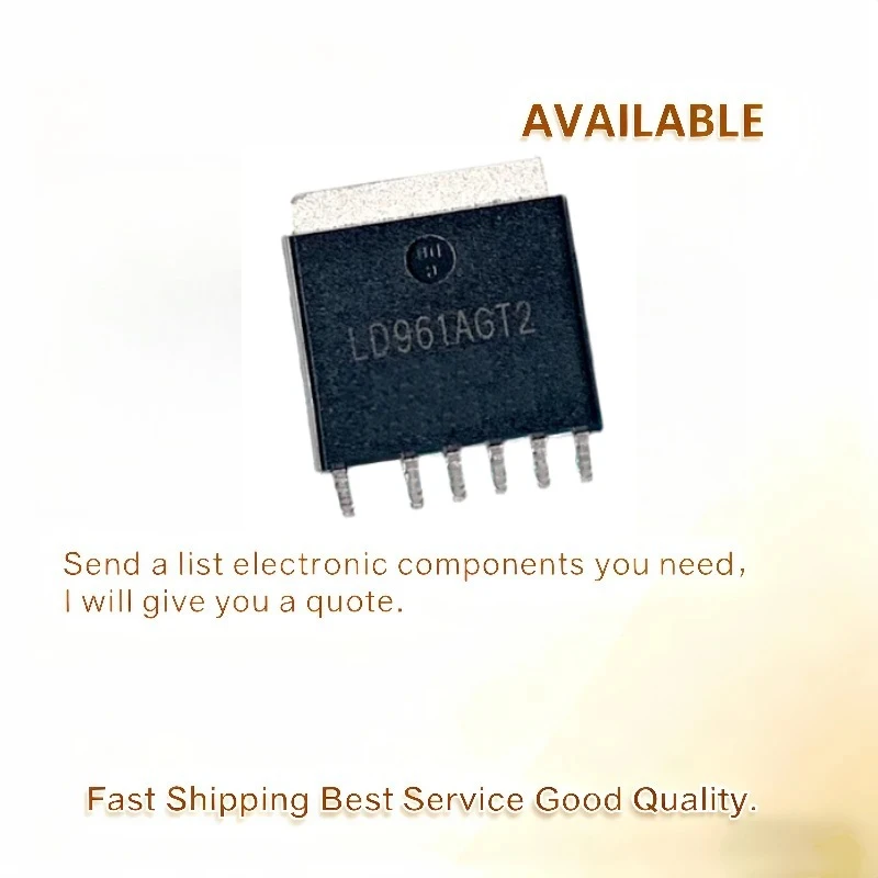 5 Piezas/Lote, Nuevo y Original, LD961AGT2, LD961 TO-263-6, Chip IC para Placa de Computadora de Automóvil