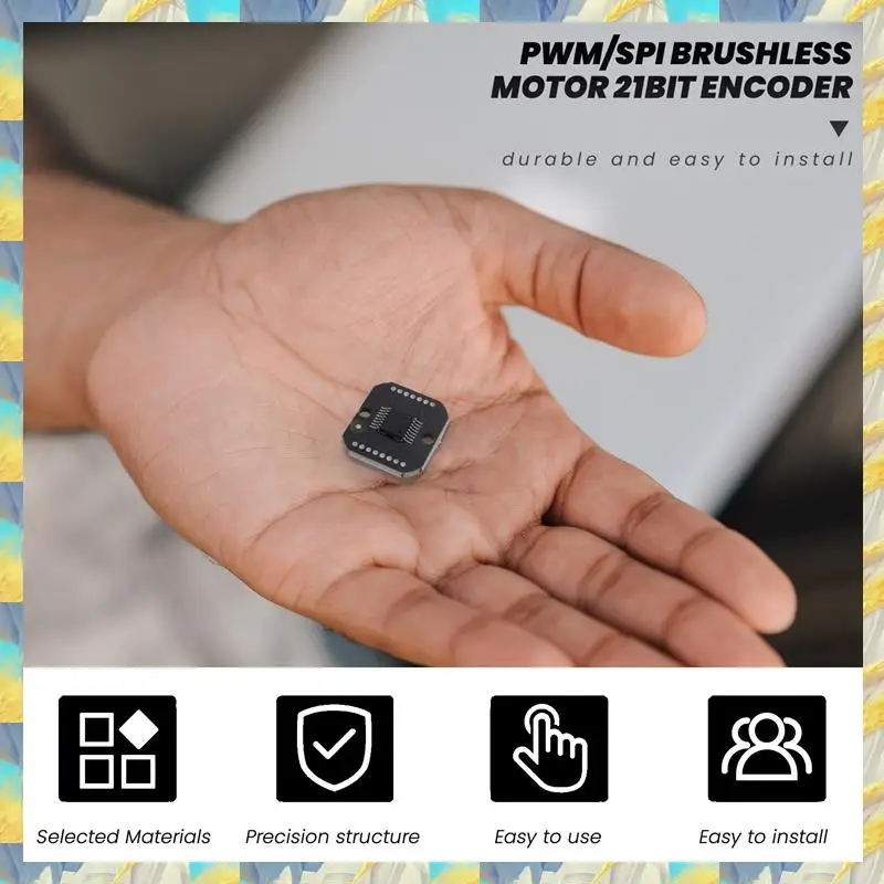 Smartwave-MT6835 Magnetic Encoder Module PWM/SPI Brushless Motor 21BIT Encoder Can Replace AS5048，MT6835 Magnetic Encoder Module