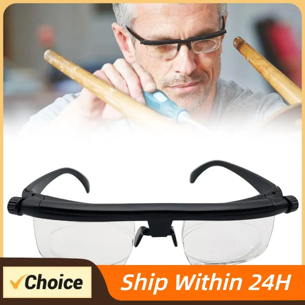 -6D bis +3D Einstellbare Lesebrille mit Brennweitenkorrektur für Kurzsichtigkeit und Alterssichtigkeit, Automatisch Anpassende Lesebrille