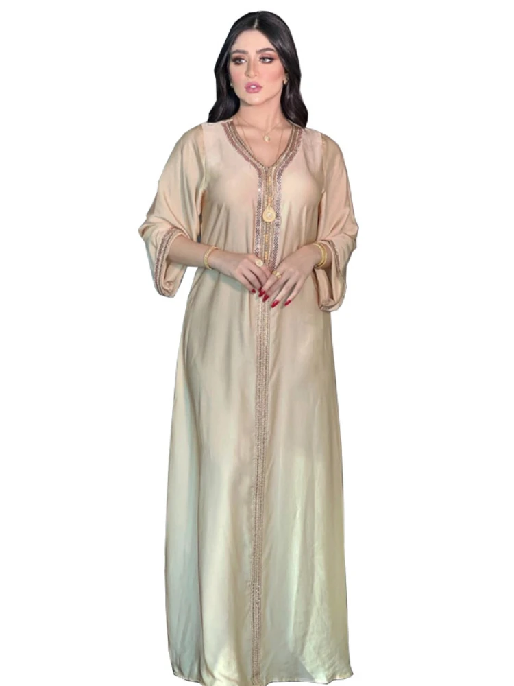 Eid marrocos vestido feminino muçulmano abaya oração caftan dubai largos turquia islam kaftan robe longue árabe musulmane vestidos ramadan