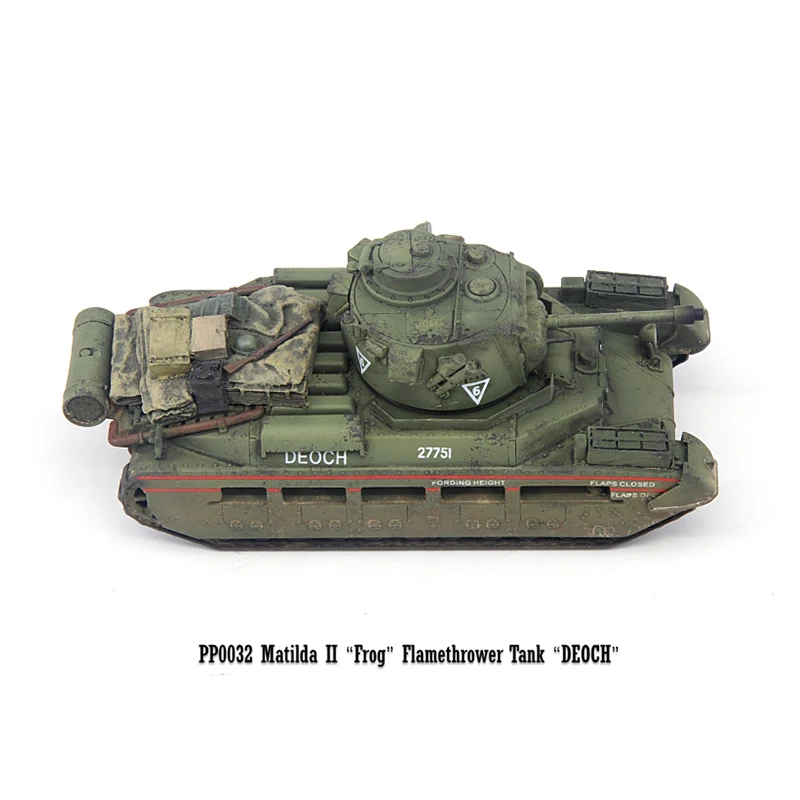 1:72 Scale Plastic PP0032 Matilda 2 Australia Tank Model Militarized Combat Track Type Classics Gifts Collection Static Display