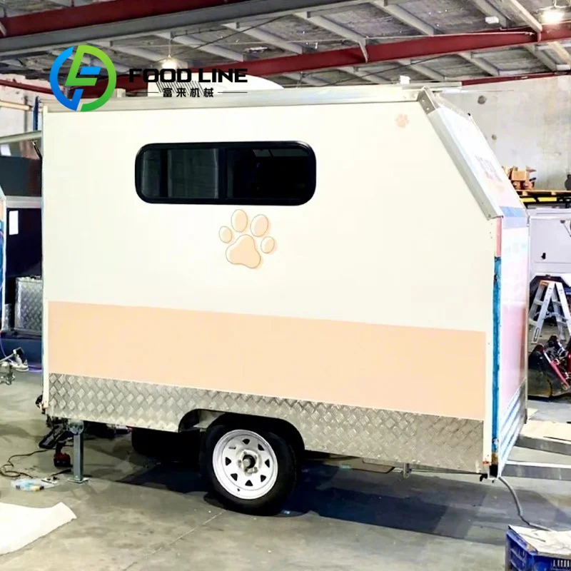 Complete Portable Pet Salon Trailer for Sale with Dog Grooming Washing Station for Mobile Professionals Compact Equipment System