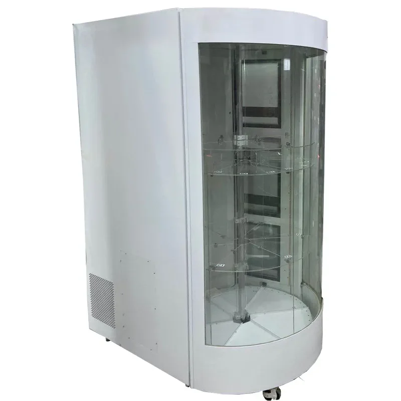 for Rose Fresh Flower Self Service Vending Machine with Remote Control Transparent Window Showing Cooling System