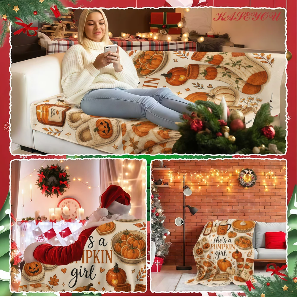 Aesthetic Pattern Size No Pilling Thick Incredibly Soft Flannel Blanket Great for Black Friday Cyber Monday Holiday Deals