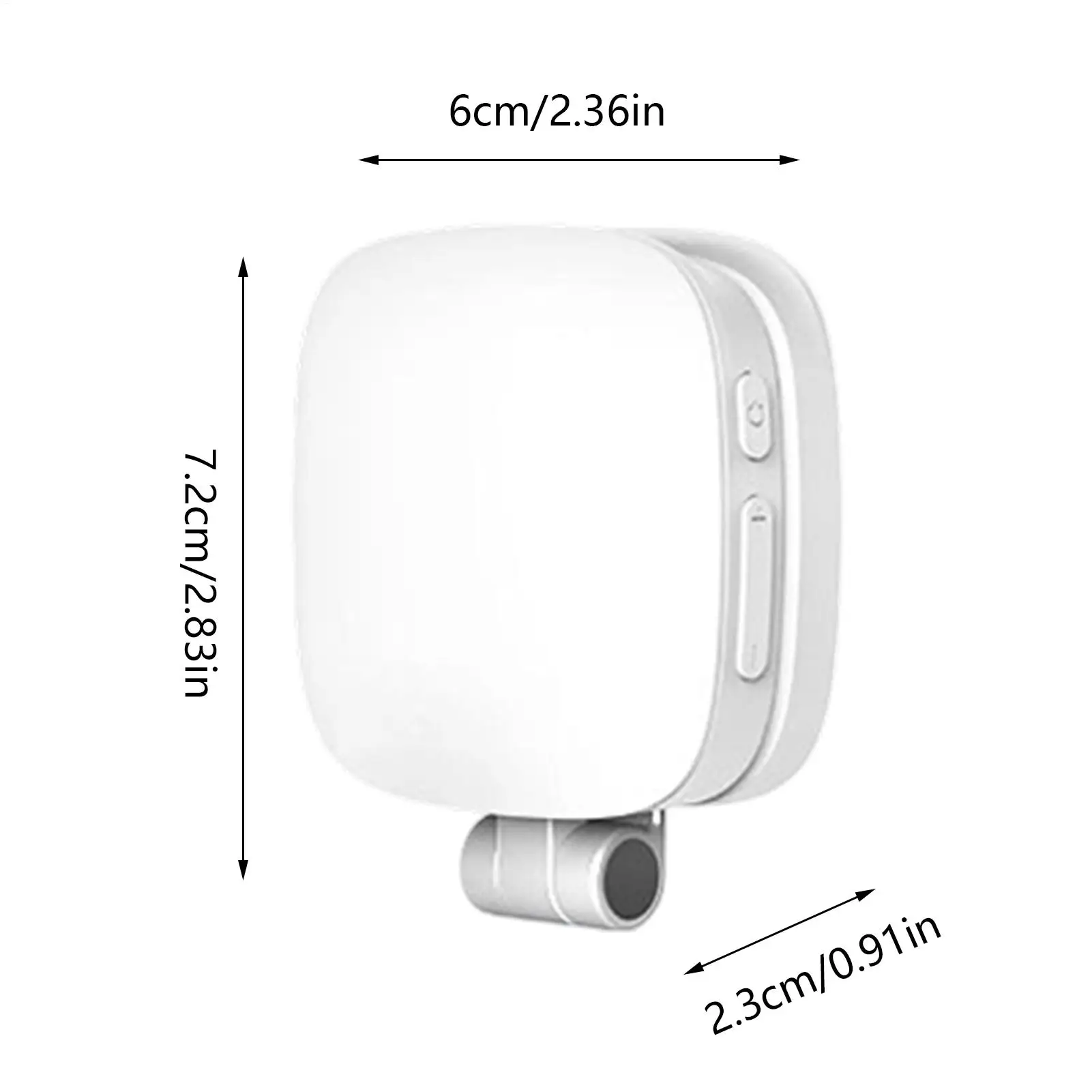 ضوء سيلفي محمول 3 أوضاع إضاءة خفيفة الوزن، ضوء سيلفي للهاتف المغناطيسي للبث المباشر والتسجيل والتصوير الفوتوغرافي والجمال #6