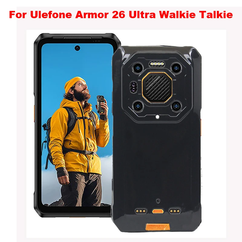 Soft TPU Silicone Case For Ulefone Armor 26 Ultra Walkie Talkie Etui Transparent Phone Case For Ulefone Armor26 Ultra Back Cover