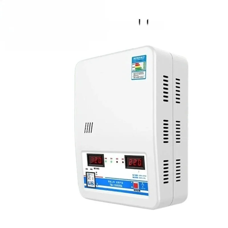 Voltage Stabilizer 220V Automatic Household High-Power 15kw Pure Copper Low-Voltage Air Conditioner Special Voltage Regulator