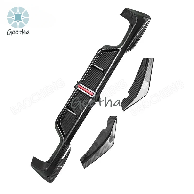 

Suitable for F97 X3M F98 X4M Perfect Fitment Dry Carbon Fiber Car Bumper Rear Diffuser Rear Lip BC Style Auto Parts