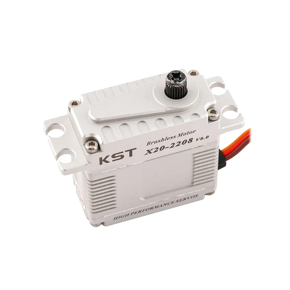 

KST X20-2208 V8.0 25Kgf.cm 0.07sec HV Metal 6BB Brushless Servo For RC Helicopter