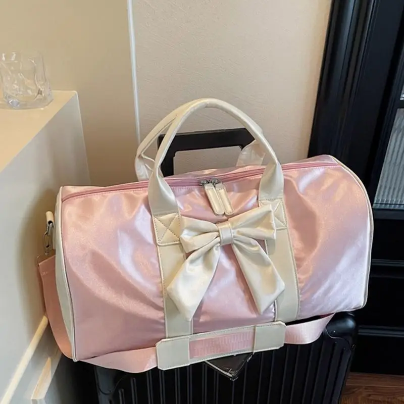 X90D Travel Duffle Bag Sports Gym Toted Bag Carrys on Weekender Bag Overnight Bag Waterproof Luggage Bag for Women Ladies