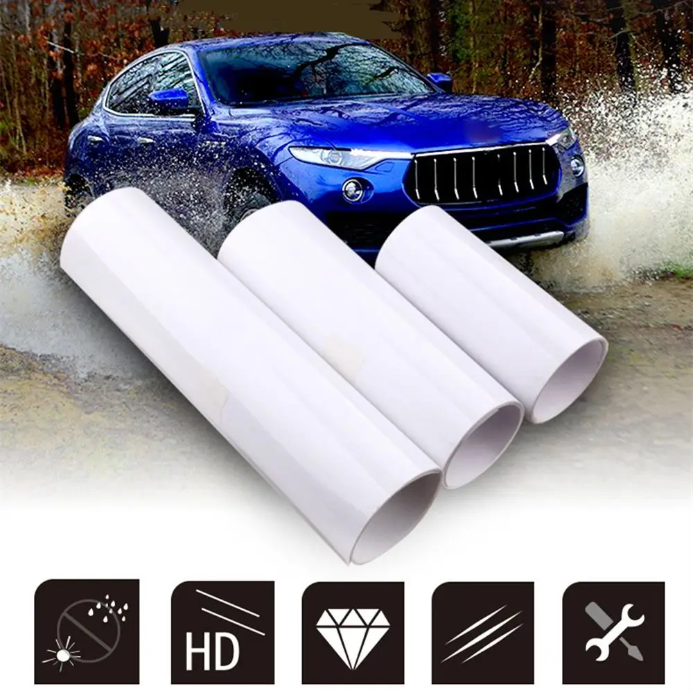 

Car Stickers Car Accessories Anti Scratch Clear Car Sticker Paint Protection Sticker Transparence Film Car Bumper Hood Sticker