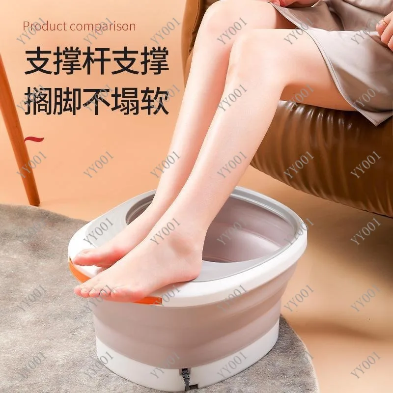 Foldable Foot Bath Bucket Constant Temperature Heating Portable Foot Soaking Basin