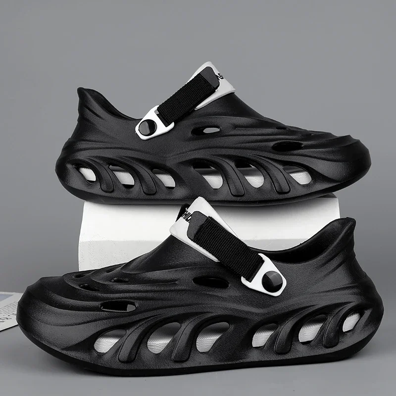 

Men's Outdoor Sandals Sport Slippers Beach Slides Breathable Clogs Men Casual Garden Shoes Non-slip Hiking Men Outdoor Sandals