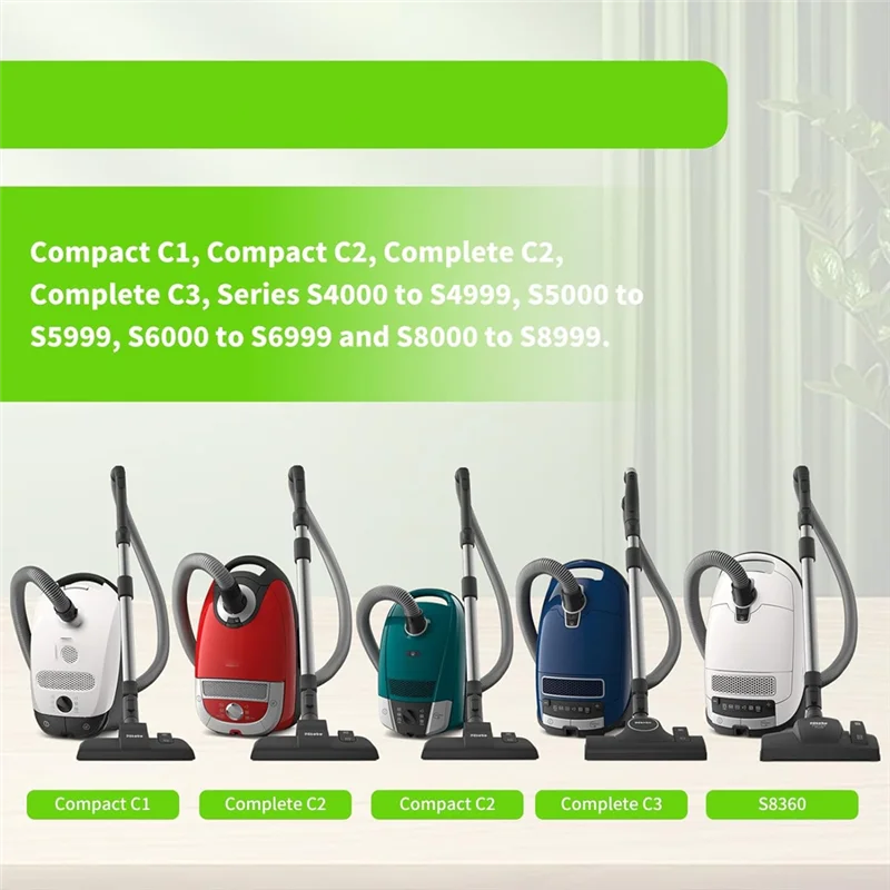MENGAPA Filter Pengganti untuk Penyedot Debu Compact C1 & C2, Lengkap C2 & C3,S8340, S8360, Filter Perlindungan Motor HEPA
