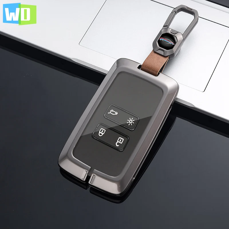 For Renault Koleos Captur Megane Clio Scenic Talisman Arkana Dacia Sandero Metal Alloy Car Remote Key Case Cover Accessories