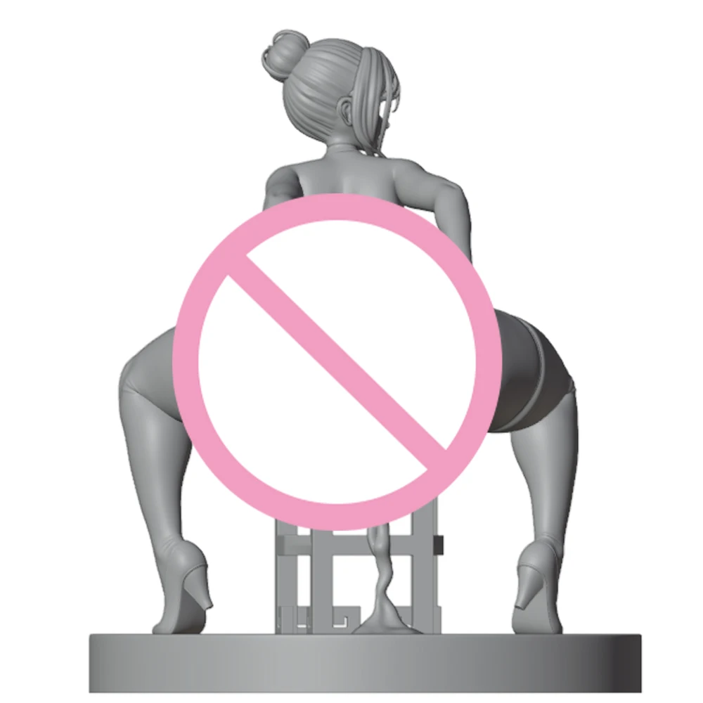 1:24 سيدة جميلة NSFW ثلاثية الأبعاد نموذج مطبوع الراتنج غير مصبوغ نموذج لجسم عدة مصغرة المرآب Gk أطقم المفككة لتقوم بها بنفسك لعبة #4