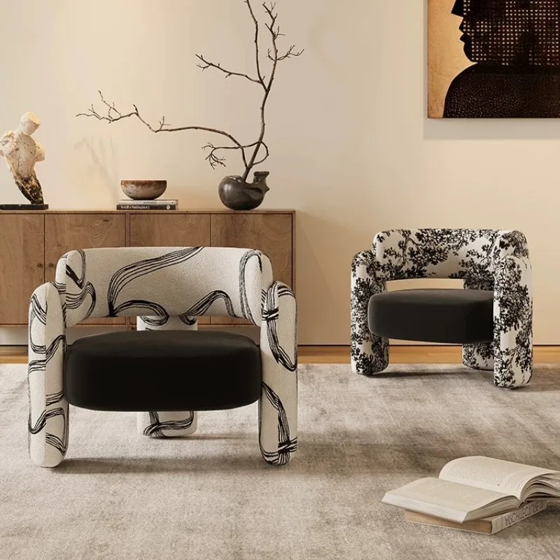 

Floor Adults Elegant Chair Modern Design Nordic Lounge Lazy Chair Minimalist Gaming Luxury Single Home Living Room Furniture