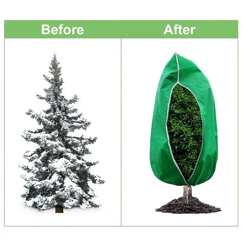 

SHGO-Plant Mulch For Antifreeze Protection, Zipper Pull Rope,Reusable Bushcoat,Used For Outdoor Potted Fruit Trees In Winter