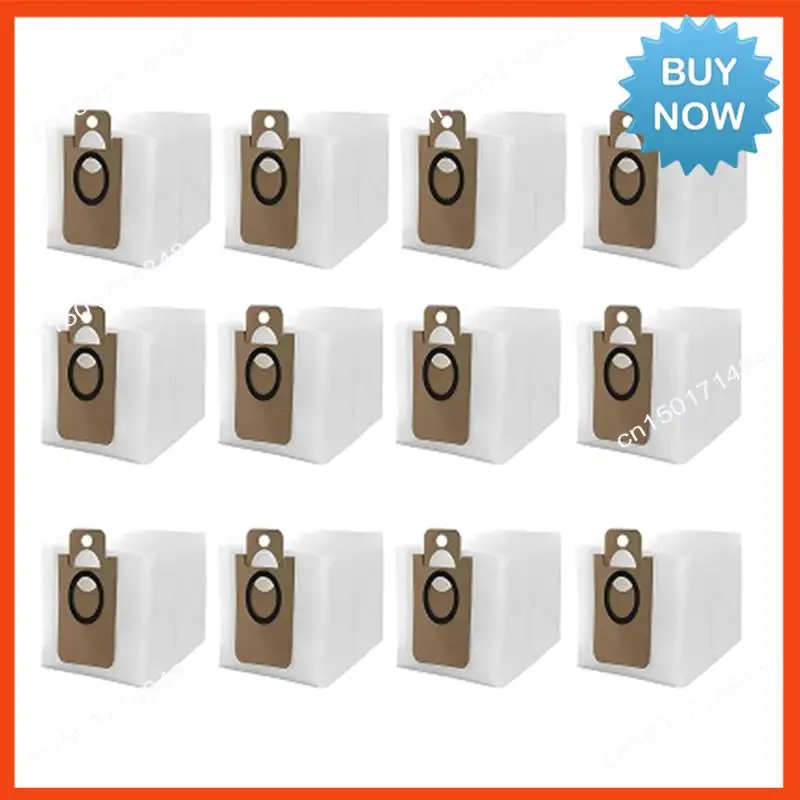 BISM 12 قطعة كيس لجميع الغبار ل Ihome Autovac Nova Ihome Nova Pro/Nova S1 Pro الذاتي تفريغ روبوت فراغ طويلة الأمد قطع الغيار الملحقات